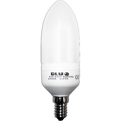 Lámpara eléctrica mini vela E14 230V 7W cálida