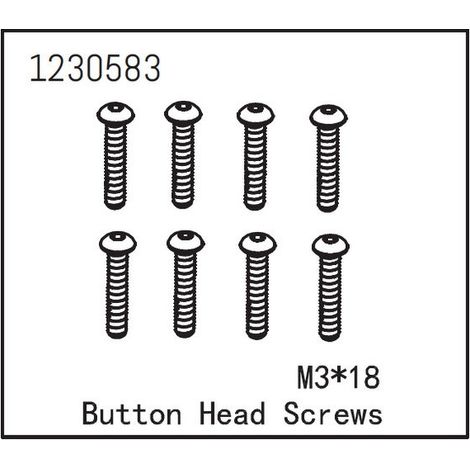 Button Head Screw M3x18