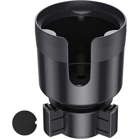 Portavasos para coche, extensor de portavasos para coche, adaptador extensor de portavasos para coche con base ajustable, para la mayoría de botellas de agua y bebidas.