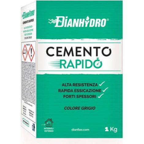 CEMENTO RAPIDO kg 5 COLORE GRIGIO