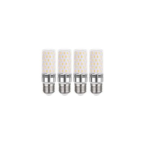Ampoule E27 Mais LED 16W Blanc Chaud 3000K, 1450LM, 360° Lumière, Équivalent Halogène E27 100 Watt, AC 230V, Non-dimmable, Lampe LED E27 Mais Chaud pour Plafonnier, lot de 4 (1/4)