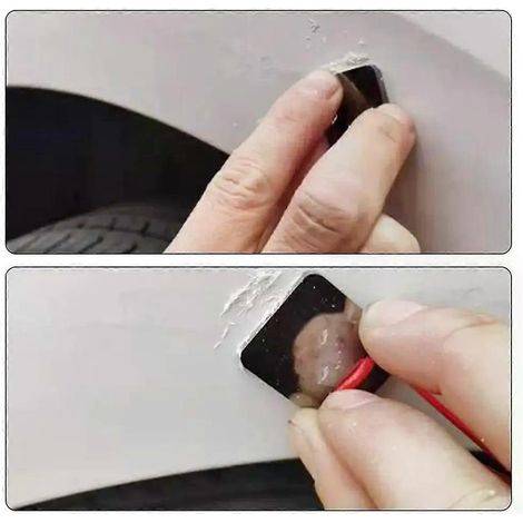 Grattoir en carbure cémenté Denibbing pour le polissage de voitures, réparation de surfaces très dures, élimination des taches et des coulures, outil de peinture (1/4)