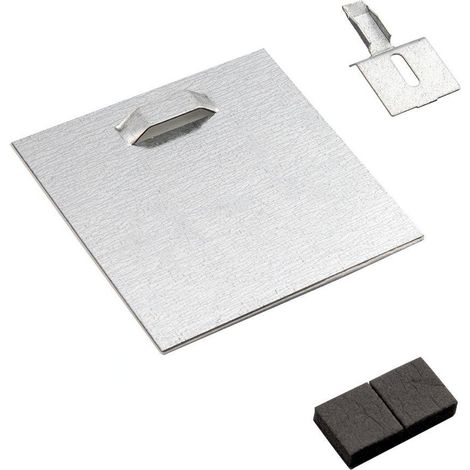 SAPHO ACCESSOIRES - PORTE-MIROIR AUTO-ADHÉSIF 100X100X1 MM ZS123
