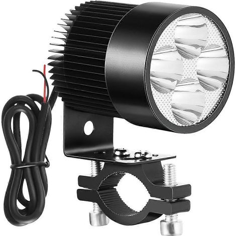 LEORX 1PC 12V-85V 20W Phare LED pour moto, vélo électrique et accessoires auto-Black (1/3)
