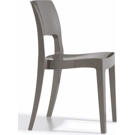 Chaise design, Chaise design - ISY ANTISHOCK - deco scab Gris en Plastique, Scab design (1/2)