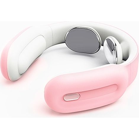 AquaForge Einteiliges elektrisches Nackenmassagegerät, Halswirbelsäulen-Physiotherapie, Rosa (1/5)