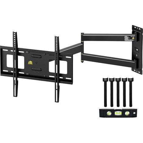 TV Wandhalterung Schwenkbar Neigbar 45KG VESA 400x400mm 26-65 Zoll (1/5)