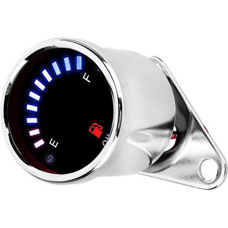 Jauge de carburant LED 12V universelle pour moto et voiture, indicateur électronique de niveau d'essence avec affichage numérique, compteur d'huile précis. (1/5)