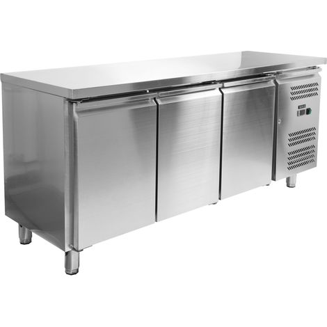Comptoir réfrigéré à 3 portes, plage de température -2 à +8 °C, 230 W, 339 L (1/5)
