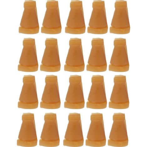 Bâtonnets à plumer en caoutchouc, 20 unités, doigts à plumer les poulets, résistants aux hautes températures et à l'usure, accessoires pour machines à poussins courts de 4 cm. (1/5)