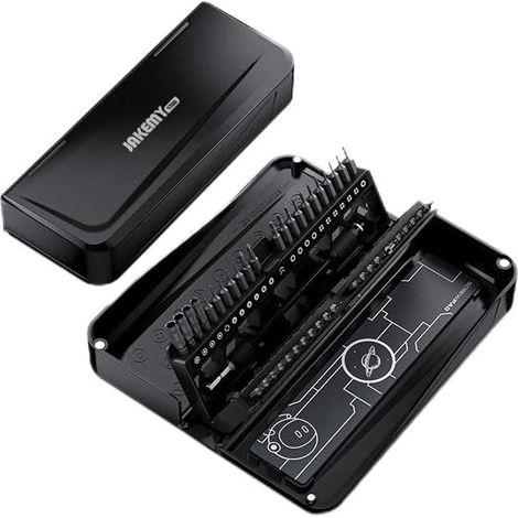 Set de Tournevis Multifonctionnel de Précision 47 en 1 - Compact pour la Réparation d'Électroniques (Couleur Noire) (1/5)