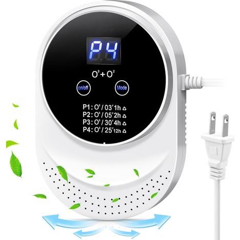 Deodorizzatore a ozono, purificatore d'aria, bagno, purificatore d'aria per animali domestici con spina (1/2)