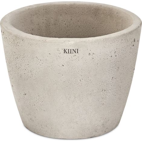 KIINI Beton-Outdoor-Topfblumen-Blumenständer für den Innenbereich - Garten XL Beige (1/3)