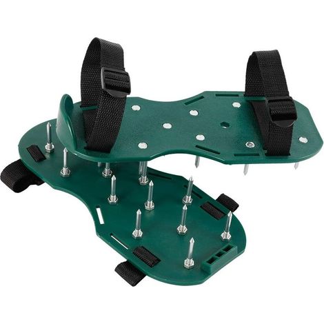 Rasenlüfterschuhe, Rasenlüfter mit 4 verstellbaren Riemen für Garten und Hof (1/5)