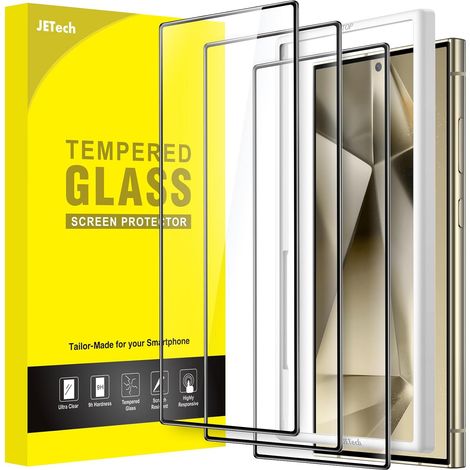 Verre Trempé Intégrale pour Samsung Galaxy S24 Ultra, Lot de 3 (1/5)