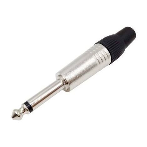 Jack 6.35 mm mâle, droit TRU COMPONENTS 1408824 Nombre de pôles: 2 mono argent 1 pc(s) S809691 (1/2)