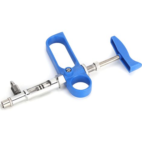 Seringue à vaccin de 2 ml, type C, injecteur à seringue continue pour volailles, porcs, moutons et canards. Fournitures pour animaux d'élevage. (1/5)