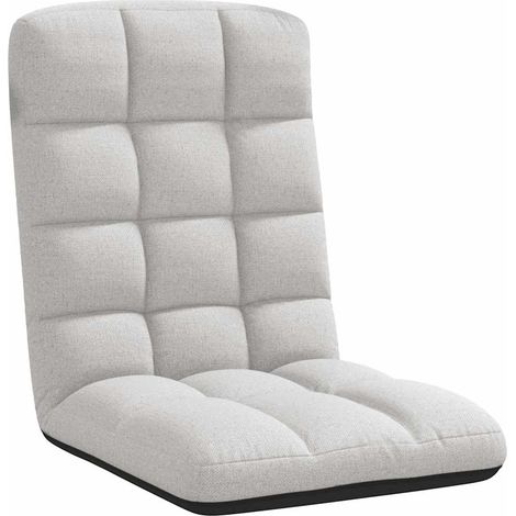 Maison Exclusive - Sedia da Terra Pieghevole Grigio Nuvola 71x51x62 cm in Tessuto