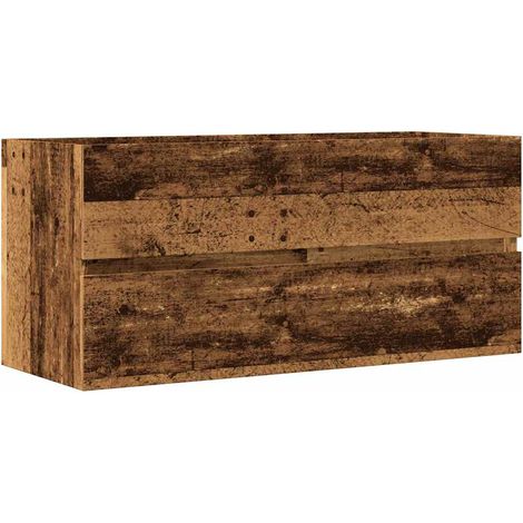 Maison Exclusive - Waschbeckenschrank Altholz-Optik 100x38,5x45 c