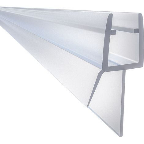 1 Pezzo Guarnizione Sottoporta (Modello-2) per box doccia lunga 90 cm per vetro da 5-6 mm Coda Morbida larga 23 mm Tagliabile
