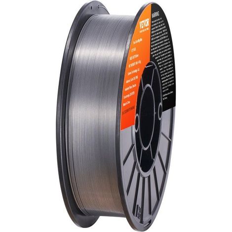 Fil de soudage MIG à noyau flux - E71T-GS - 0,8 mm - 4,5 kg - 200 mm - 560 MPa - Sans gaz - Arc stable (1/5)