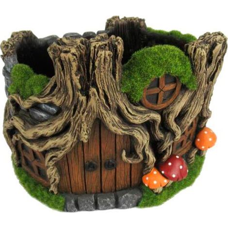 MACETERO MADRIGUERA RAICES 19X16X16 CM 54118