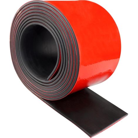 Bande de Caoutchouc adhesif Feuille de Caoutchouc néoprène pour Joints Protection du revêtement de Sol, Protection Contre Les Vibrations, Couverture, Bricolage (150mm×3mm×3m) (1/5)