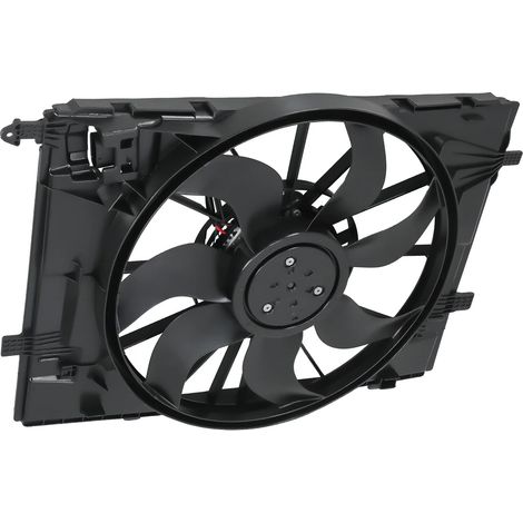 Conjunto de ventilador de refrigeración, material plástico, 7 aspas, compatible con Mercedes-Benz C180/C200/C250/C300, nivel de ruido ≤ 75 dB, velocidad máxima ≥ 1950 RPM. (1/5)