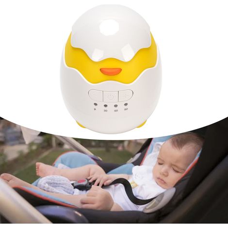 Berceau Portatif pour Poussette et Lit ABS avec Vibrations, Rocker Rechargeable à Batterie 1800mAh Offrant 7h d'Autonomie, Compact et Léger (1/5)