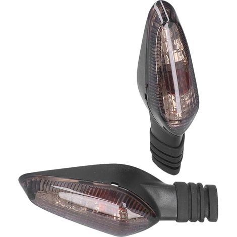 Clignotant 12V Ampoule Jaune Remplacement Ducati Monster 695 696 796 797 821 1100 S EVO 1200, Verre Noir (1/5)