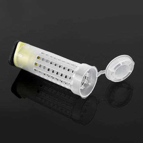 Lot de 15 cages d'élevage de reines abeilles en plastique avec protection anti-morsure, matériel apicole et outil anti-insectes (1/5)