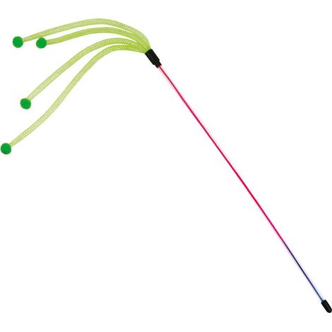 Vert - Chat Tickler avec franges et pompon pour chats (1/2)