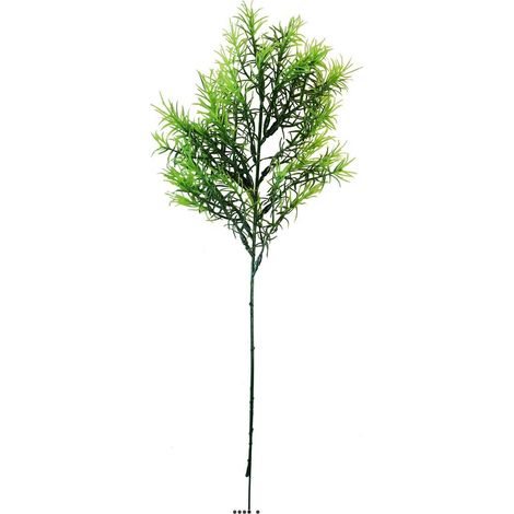 Asparagus Sprengeri en pic plastique artificiel vert H 42 cm aerien (1/2)