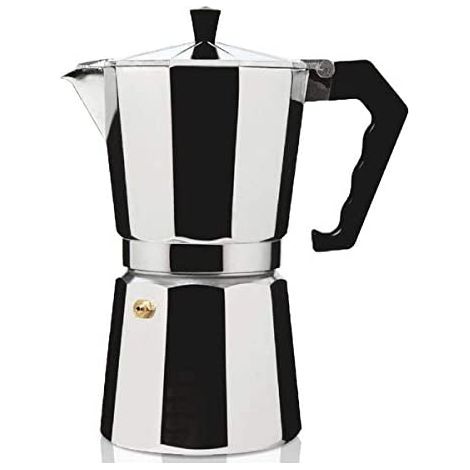 Kaffeemaschine Haeger CP-09A.008A metallisch 9 Tassen Aluminium