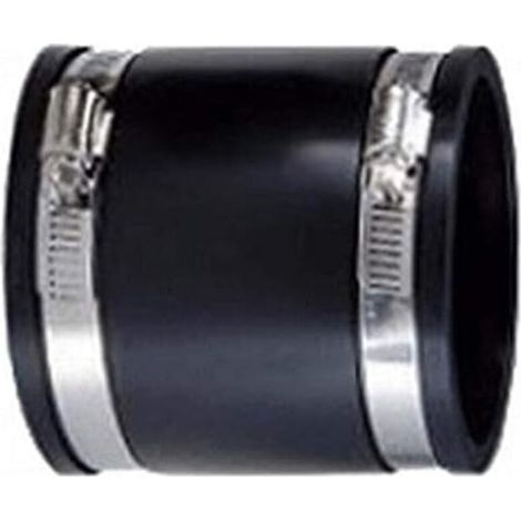 Joint flexible en élastomère, Diamètre intérieur 60 mm diamètre extérieur 70 mm hauteur 90 mm — extrêmement flexible — Noir