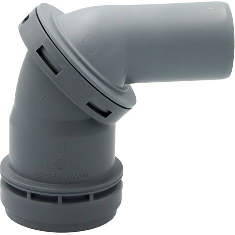 OHA-Multi-Bogen aus PP für HT-Rohre DN50/DN40 (1/4)