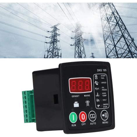 Module de commande automatique de groupe électrogène DKG105 pour générateur diesel en cas de panne de courant (1/5)
