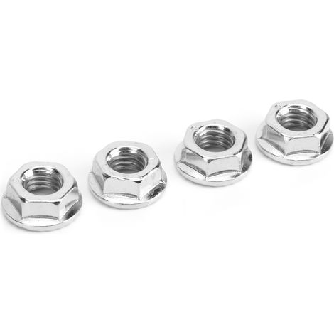 100 pièces Écrous à embase hexagonaux en acier inoxydable 304, filetage M8 pour assemblages industriels (1/5)