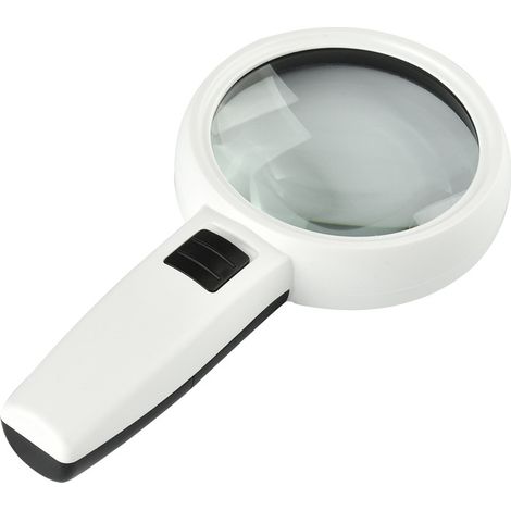 Loupe à effet lumineux, loupe de poche ultra-claire et légère - lentille en verre optique double couche - loupe de lecture LED - estimation d'antiquité (1/5)