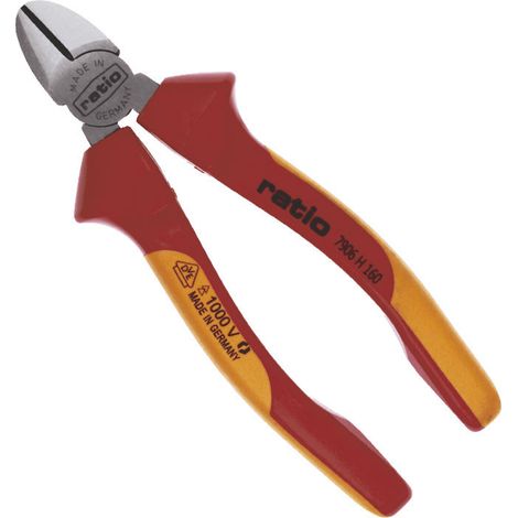 Alicate Corte Diagonal 160mm VDE RATIO PRO (1/2)