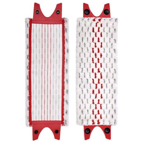 BUNTHAUS Tête de balai de rechange en microfie durable pour balai à franges Vileda UltraMax, 2 pcs -Vie (1/5)