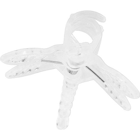 100 clips de tige pour orchidées, outils de jardin, mini-tiges en plastique transparent pour une croissance verticale. (1/5)