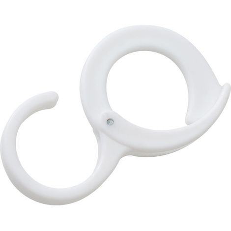 Multifunktionaler PVC-S-Haken ohne Bohren für Küche/Bad – Multifunktionaler S-Haken aus PVC-Kunststoff zum Aufhängen von Küchen-, Badezimmer-, Schrank- und Haushaltsgegenständen ohne Bohren (1/5)