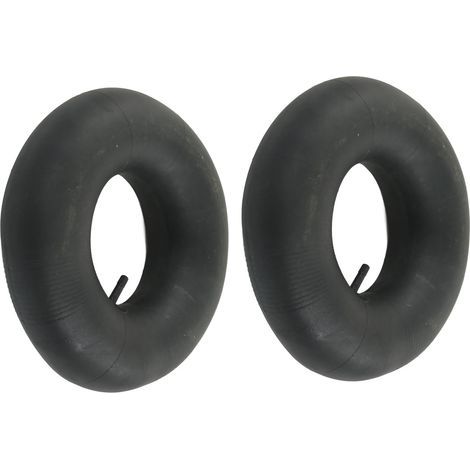 2 pièces 145/70-6 chambre à air de pneu avec caoutchouc de tige de valve droite pour 90cc Go Karts camions à main tondeuses à gazon (1/5)