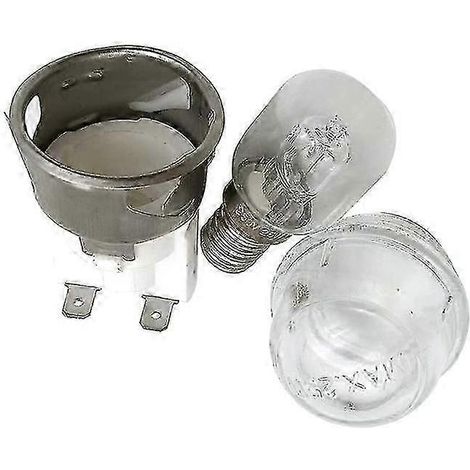 Lot de 2 ampoules de four E14 haute température (300 °C), 250 V, 25 W, douille incluse, éclairage de four (1/5)