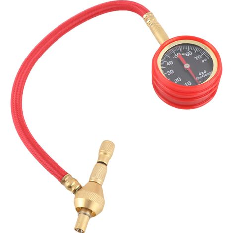 Kit d'outils pour valve à cadran, dégonfleurs de pneus robustes et rapides, manomètre de pression des pneus, facile à connecter pour les gros pneus tout-terrain 4x4. (1/4)