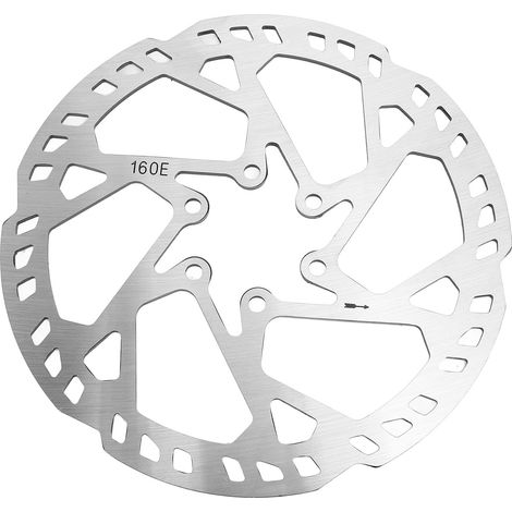 Disque de frein de 160 mm, épaisseur 2,3 mm, acier inoxydable SUS410, fixation par 6 boulons, pour moto (1/5)