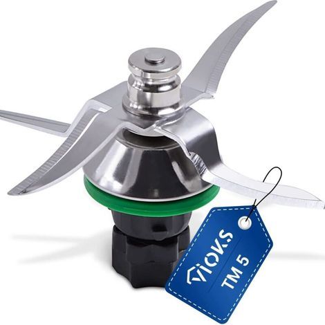 Lame de mixage en acier inoxydable avec joint pour robot de cuisine Vorwerk Thermomix TM5 TM6 (1/5)