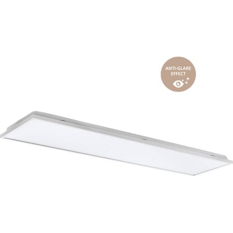 Plafoniera Contemporanea Urtebieta Acciaio Bianco Luce Led Integrato 32W (1/5)