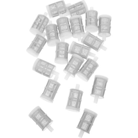 20 Stück Wasserfilter Einlasssieb 8mm Für Elektrische Sprüher Hochdruckreiniger Zubehör Wassersieb Für Gartenschlauch Gartenpumpen Autowaschfilter (1/5)